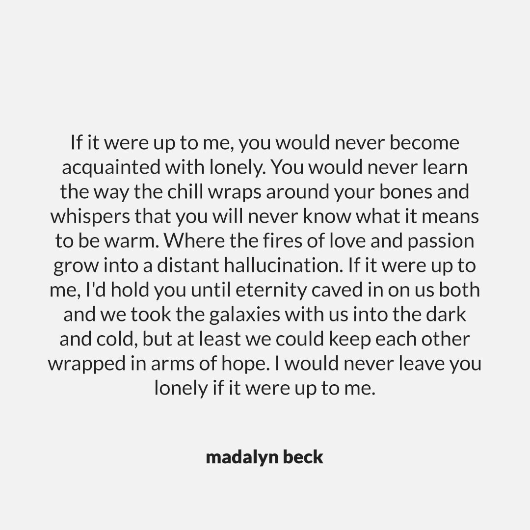 Lonely by Madalyn Beck