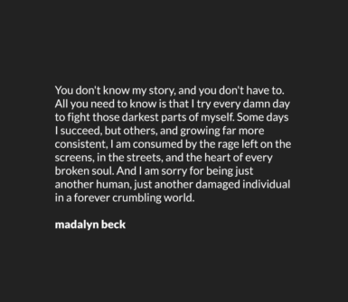 I am Sorry by Madalyn Beck