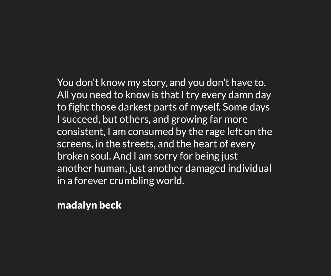 I am Sorry by Madalyn Beck